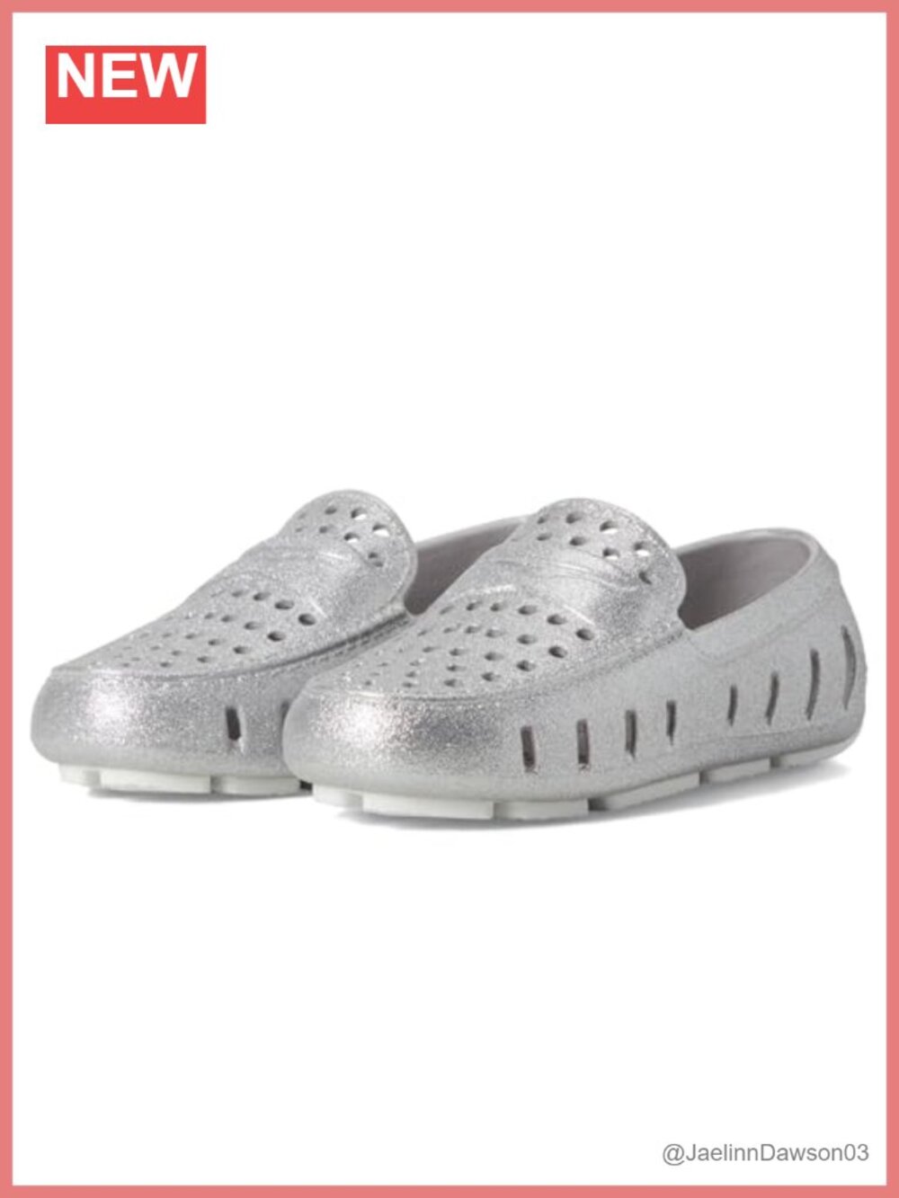Floafers Kids Prodigy Driver Sparkle Loafers Slip-On EVA Comfort